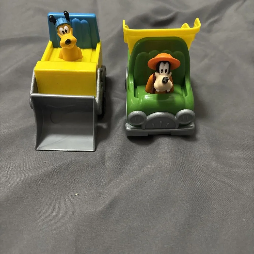 Disney Junior Mickey Mouse Funhouse Let's Work Pluto's & Goofy Toy 4”